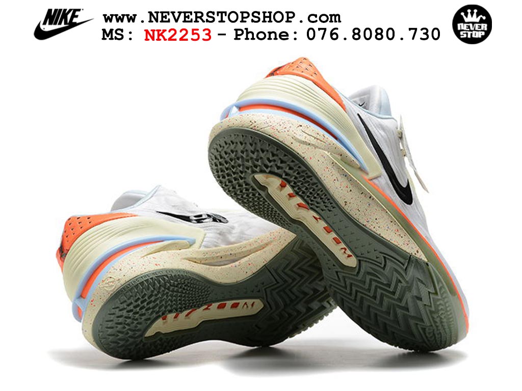 Giày bóng rổ nam Nike Zoom GT Cut 2 Vàng Xanh hàng đẹp siêu cấp replica 1:1 giá rẻ tại NeverStop Sneaker Shop Hồ Chí Minh