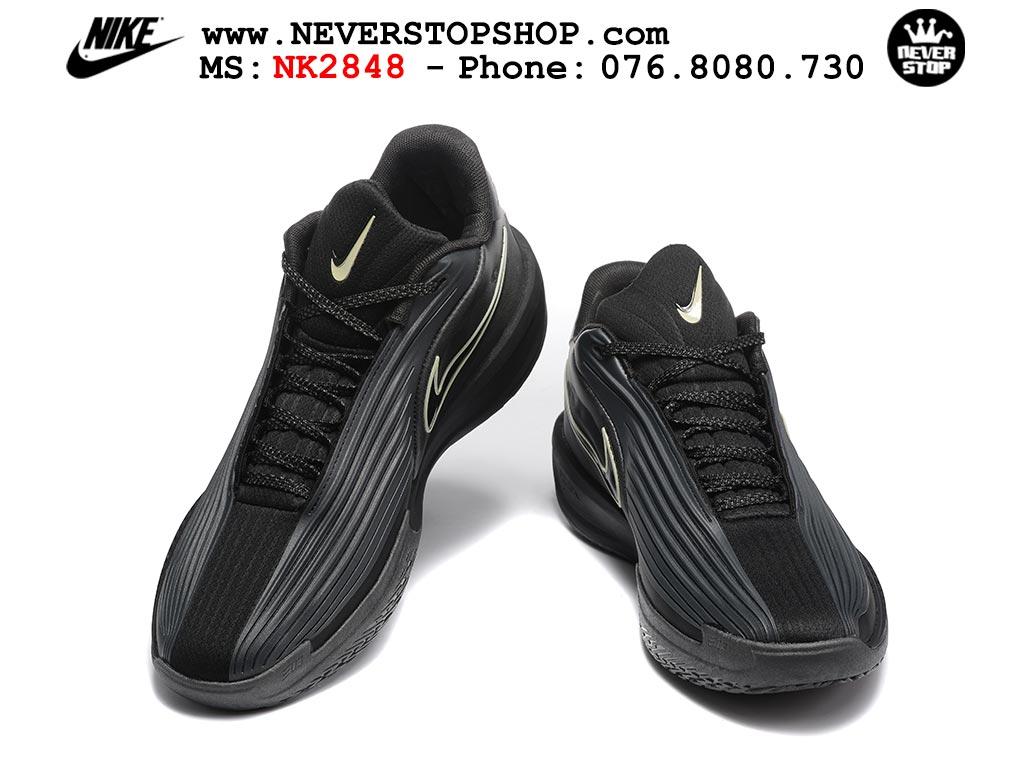 Giày bóng rổ outdoor Nike Zoom GT Cut 3 Turbo Đen Trắng hàng đẹp siêu cấp replica 1:1 best quality giá rẻ tại NeverStop Sneaker Shop Hồ Chí Minh
