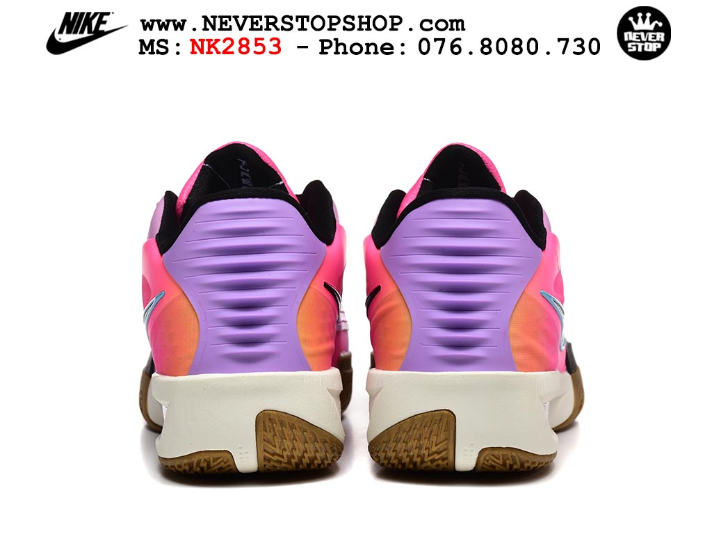 Giày bóng rổ outdoor Nike Zoom GT Cut 3 Turbo Hồng Tím hàng đẹp siêu cấp replica 1:1 best quality giá rẻ tại NeverStop Sneaker Shop Hồ Chí Minh