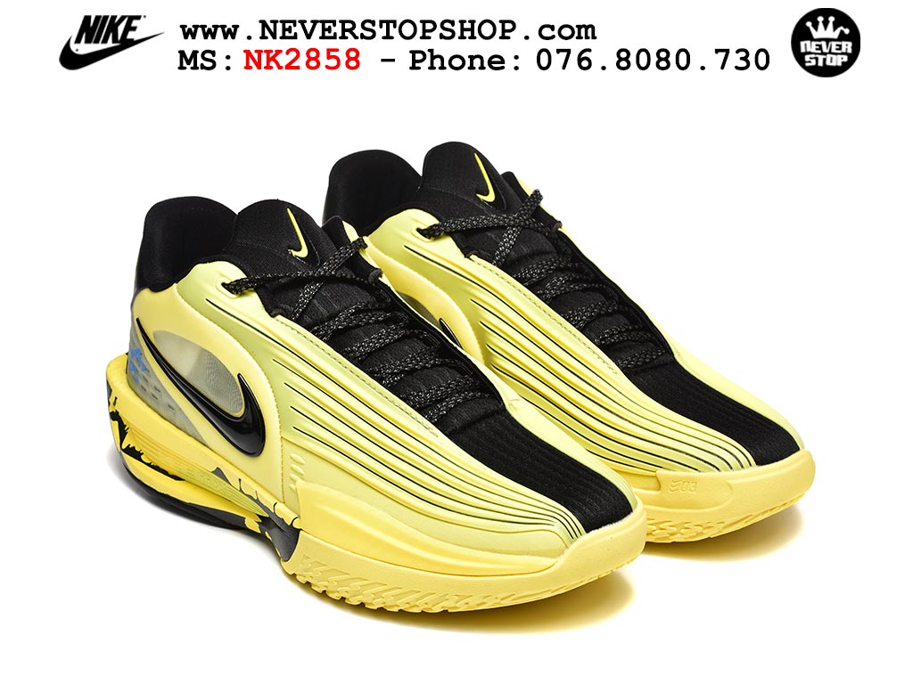 Giày bóng rổ outdoor Nike Zoom GT Cut 3 Turbo Vàng Đen hàng đẹp siêu cấp replica 1:1 best quality giá rẻ tại NeverStop Sneaker Shop Hồ Chí Minh