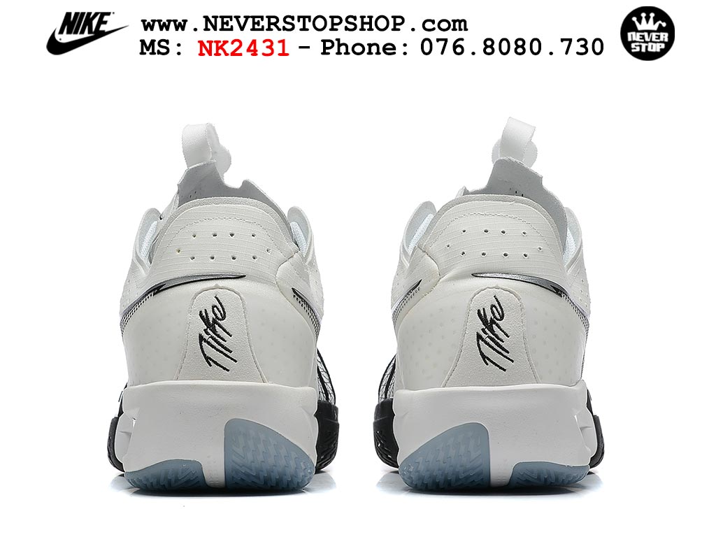Giày bóng rổ outdoor Nike Zoom GT Cut 3 Trắng Đen hàng đẹp siêu cấp replica 1:1 giá rẻ tại NeverStop Sneaker Shop Hồ Chí Minh