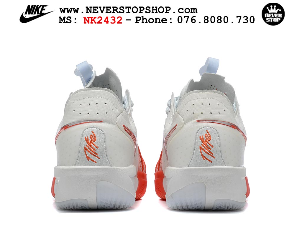 Giày bóng rổ outdoor Nike Zoom GT Cut 3 Trắng Đỏ hàng đẹp siêu cấp replica 1:1 giá rẻ tại NeverStop Sneaker Shop Hồ Chí Minh