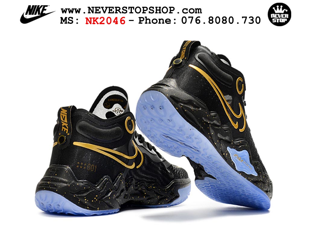 Giày Nike Zoom GT Run Đen Vàng bóng rổ nam hàng đẹp replica sfake giá rẻ tại NeverStop Sneaker Shop Ho Chi Minh
