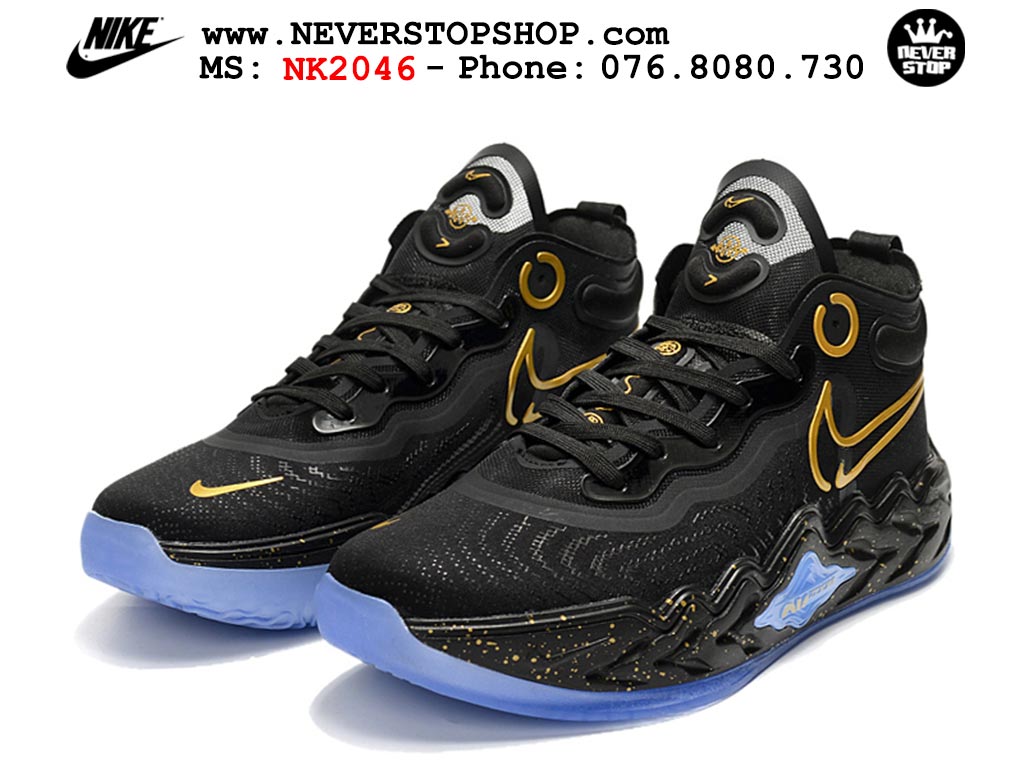 Giày Nike Zoom GT Run Đen Vàng bóng rổ nam hàng đẹp replica sfake giá rẻ tại NeverStop Sneaker Shop Ho Chi Minh