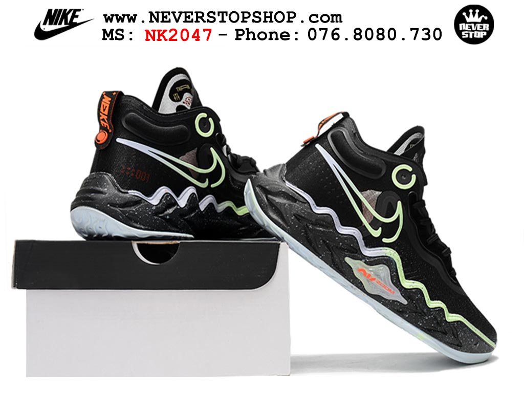 Giày Nike Zoom GT Run Đen Xanh Lá bóng rổ nam hàng đẹp replica sfake giá rẻ tại NeverStop Sneaker Shop Ho Chi Minh