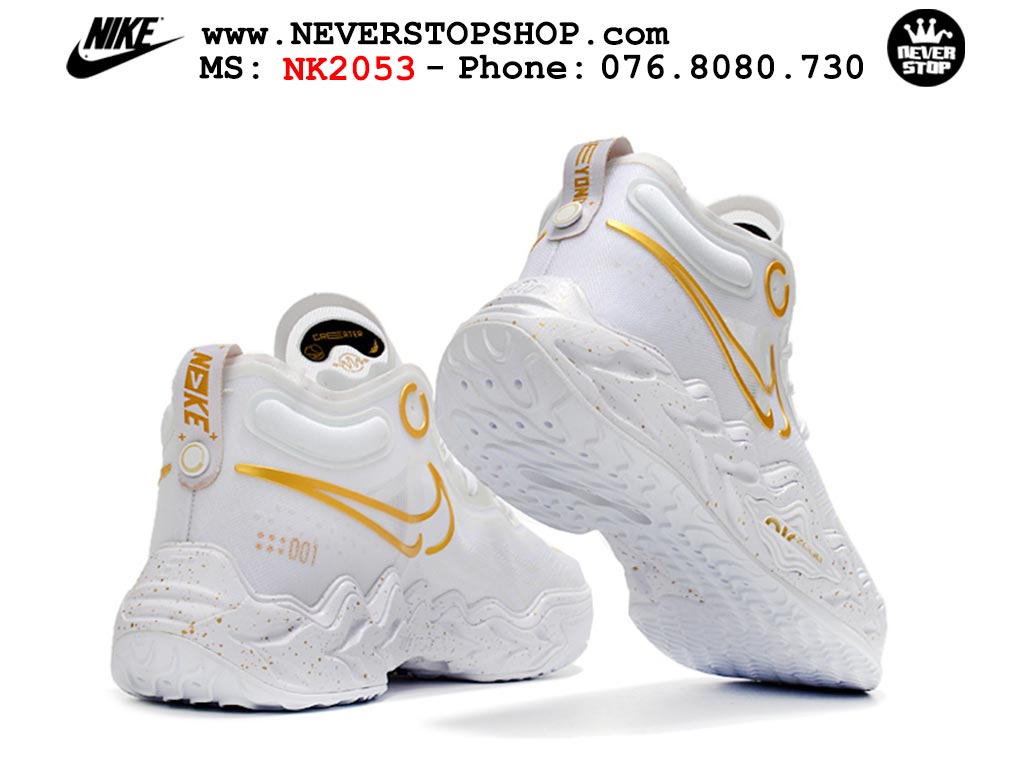 Giày Nike Zoom GT Run Trắng Vàng bóng rổ nam hàng đẹp replica sfake giá rẻ tại NeverStop Sneaker Shop Ho Chi Minh