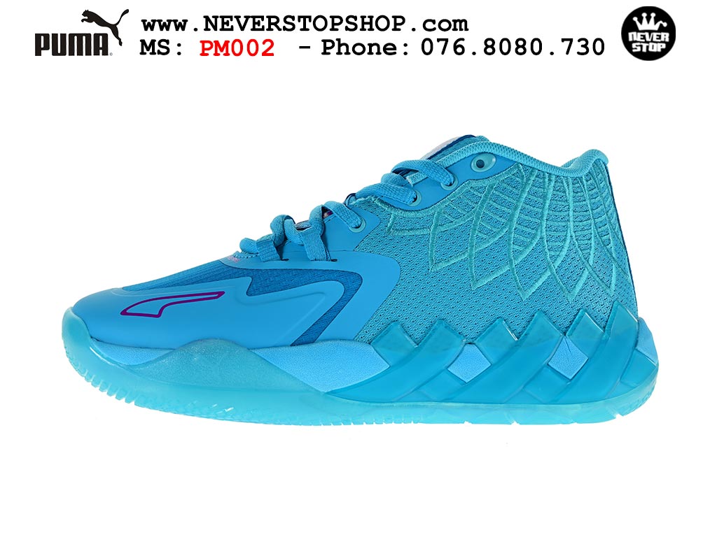 Giày bóng rổ Puma MB 01 Xanh Dương nam nữ hàng đẹp sfake replica 1:1 như chính hãng real giá rẻ tại NeverStop Sneaker Shop HCM