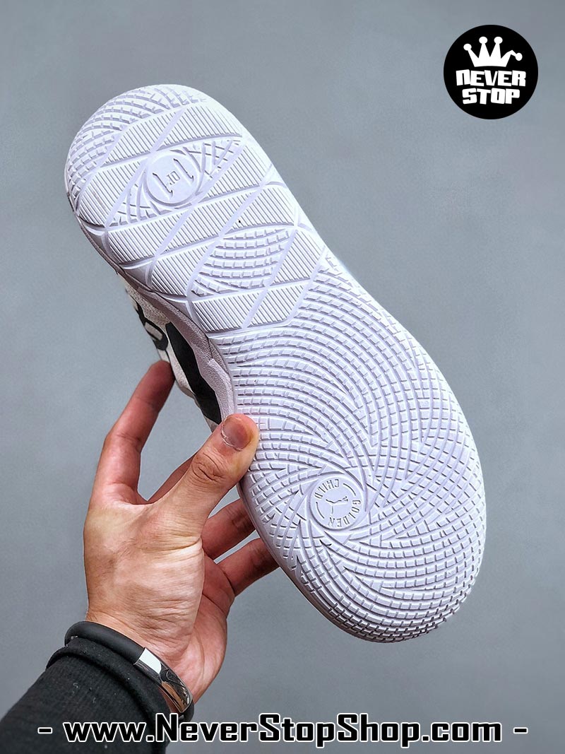 Giày bóng rổ Puma MB 01 Trắng Đen nam nữ hàng đẹp sfake replica 1:1 như chính hãng real giá rẻ tại NeverStop Sneaker Shop HCM