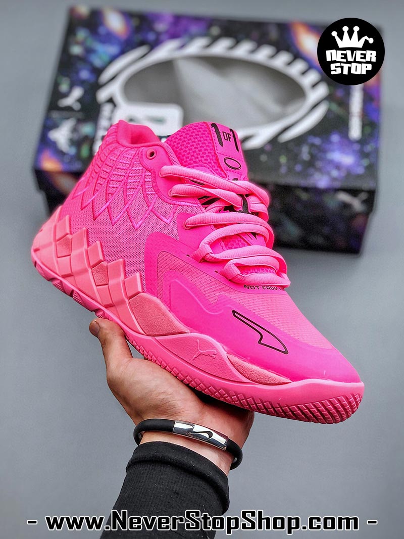 Giày bóng rổ Puma MB 01 Hồng nam nữ hàng đẹp sfake replica 1:1 như chính hãng real giá rẻ tại NeverStop Sneaker Shop HCM