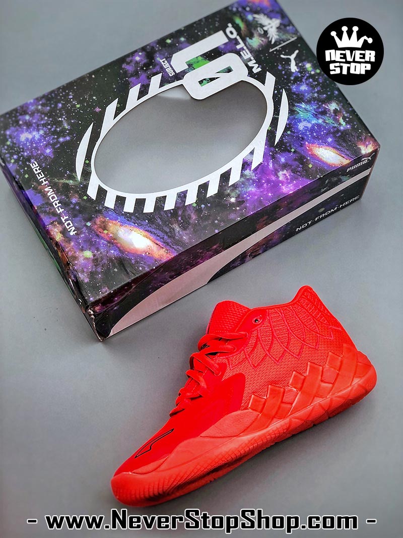 Giày bóng rổ Puma MB 01 Đỏ nam nữ hàng đẹp sfake replica 1:1 như chính hãng real giá rẻ tại NeverStop Sneaker Shop HCM