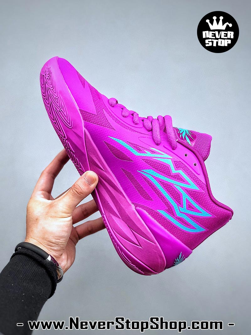 Giày bóng rổ Puma MB 02 Tím Xanh Dương nam nữ hàng đẹp sfake rep 1:1 như chính hãng real giá rẻ tại NeverStop Sneaker Shop HCM