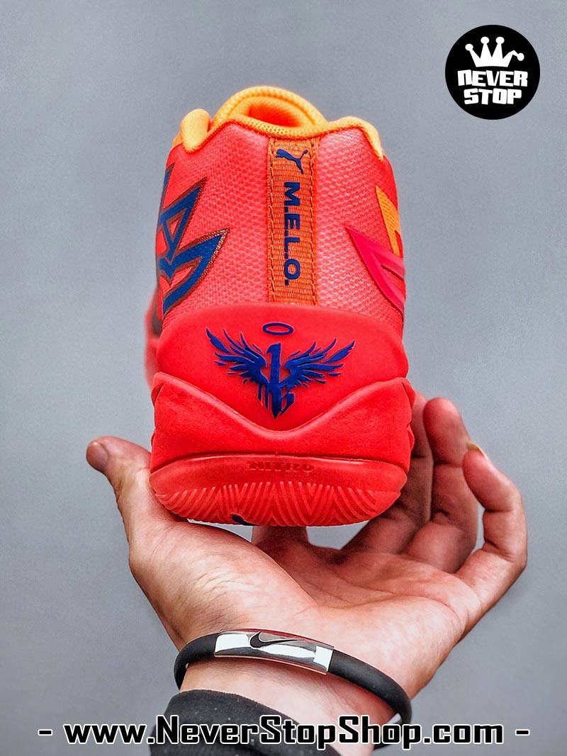 Giày bóng rổ Puma MB 02 Đỏ Cam nam nữ hàng đẹp sfake rep 1:1 như chính hãng real giá rẻ tại NeverStop Sneaker Shop HCM