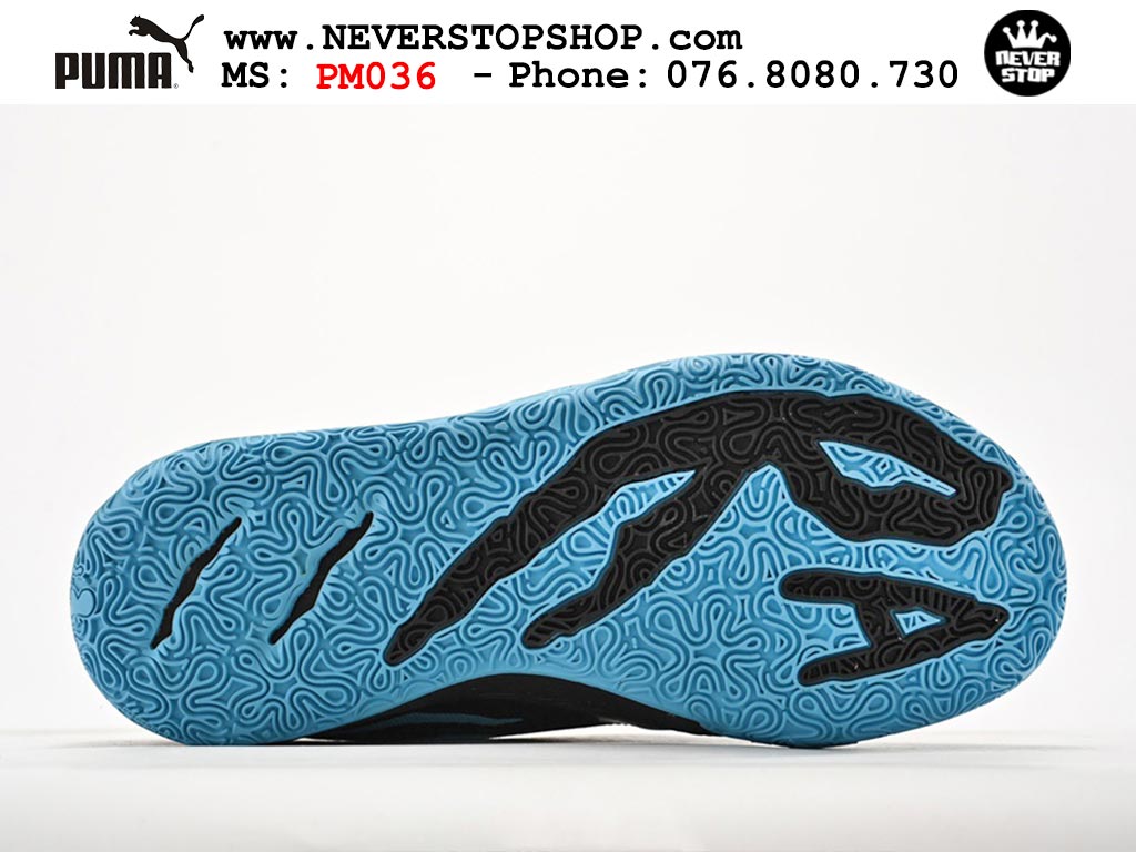 Giày bóng rổ Puma MB 03 Đen Xanh Dương nam nữ hàng đẹp sfake rep 1:1 như chính hãng real giá rẻ tại NeverStop Sneaker Shop HCM