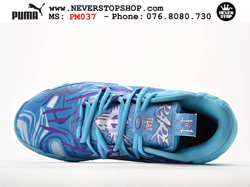 Giày bóng rổ Puma MB 03 Xanh Dương Tím nam nữ hàng đẹp sfake rep 1:1 như chính hãng real giá rẻ tại NeverStop Sneaker Shop HCM