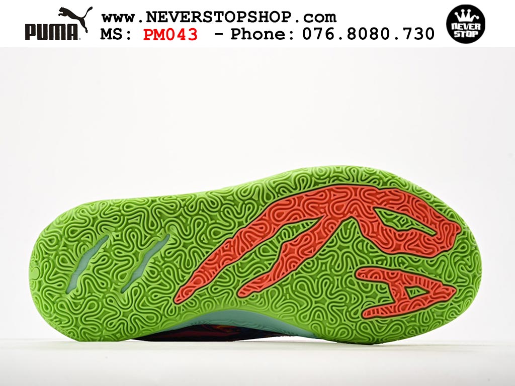 Giày bóng rổ Puma MB 03 Tím Xanh Lá nam nữ hàng đẹp sfake rep 1:1 như chính hãng real giá rẻ tại NeverStop Sneaker Shop HCM