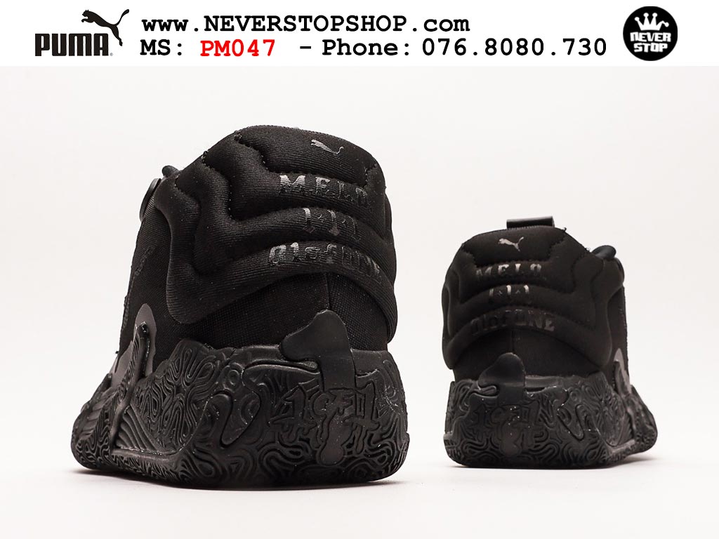 Giày bóng rổ Puma MB 03 Đen nam nữ hàng đẹp sfake rep 1:1 như chính hãng real giá rẻ tại NeverStop Sneaker Shop HCM