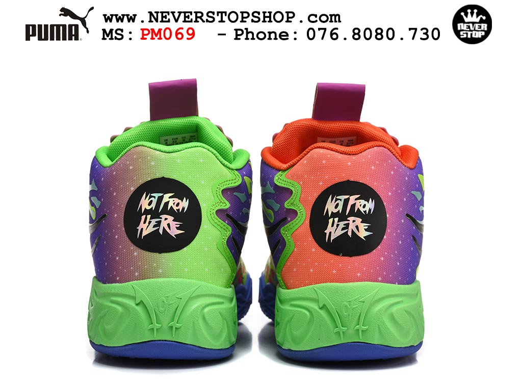 Giày bóng rổ PUMA MB 04 BE YOU cổ cao chuyên outdoor, hàng chuẩn loại đẹp best quality 1:1, giá tốt nhất tại NeverStop Sneaker Shop HCM Giày bóng rổ Puma Lamelo Ball MB 04 Xanh Tím nam nữ hàng đẹp bản best rep 1:1 như chính hãng real giá rẻ tại NeverStop Sneaker Shop HCM