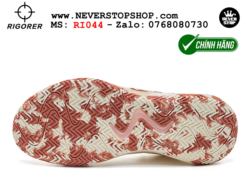 Giày bóng rổ outdoor RIGORER AR BATTLE 2 SWAMILL ROAD nhẹ êm thoáng khí đế bám sân chống mòn original authentic chất lượng cao giá rẻ tốt nhất Hồ Chi Minh Giày bóng rổ chính hãng Rigorer AR Battle 2 Trắng Nâu chuyên outdoor ngoài trời đế chống mòn tốt giá rẻ tại NeverStop Sneaker Shop HCM