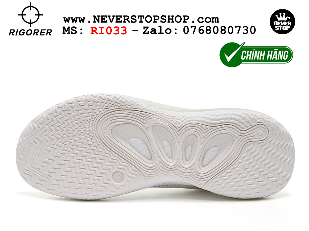 Giày bóng rổ outdoor RIGORER AR 2 GHOST siêu nhẹ êm thoáng khí, hỗ trợ bật nhảy cao original authentic giá rẻ tốt nhất Hồ Chi Minh Giày bóng rổ chính hãng Rigorer AR 2 Trắng chuyên outdoor đế tăng cường chơi ngoài trời bám sân tốt NeverStopShop
