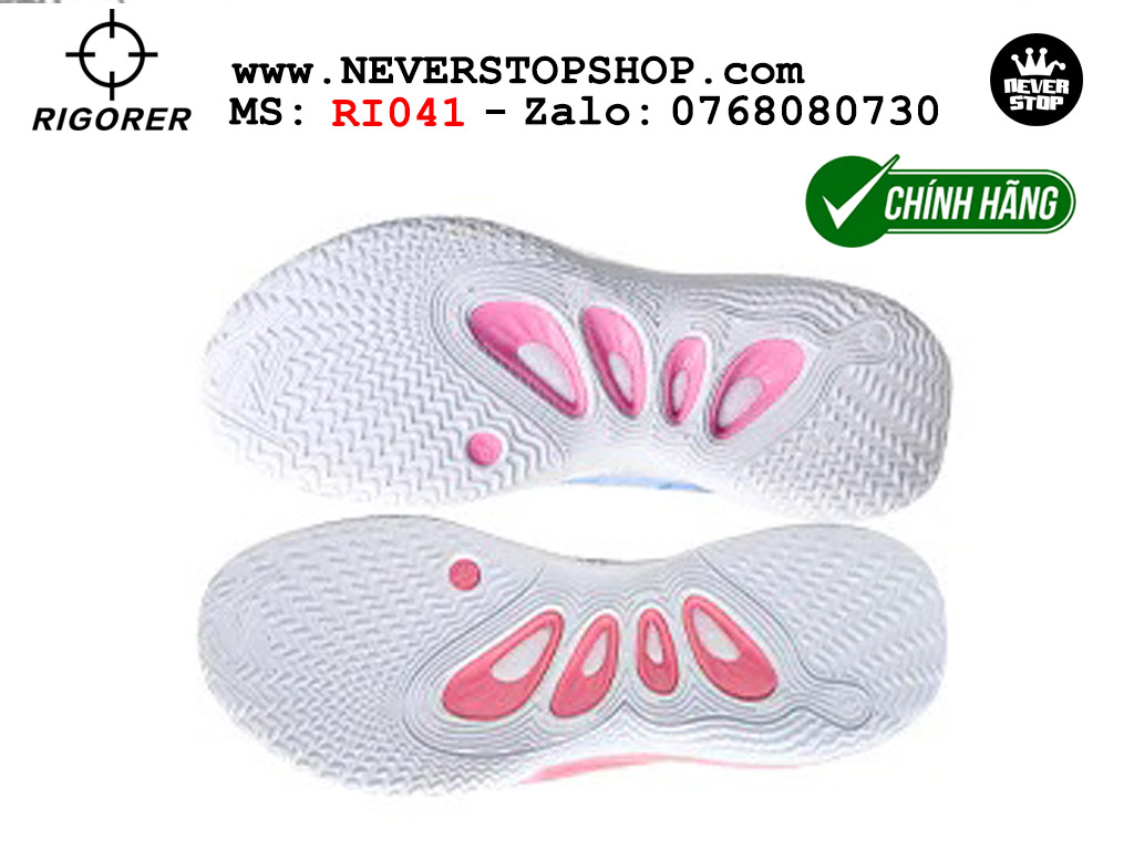 Giày bóng rổ chính hãng Rigorer AR 2 Xanh Hồng chuyên outdoor đế tăng cường chơi ngoài trời bám sân tốt NeverStopShop
