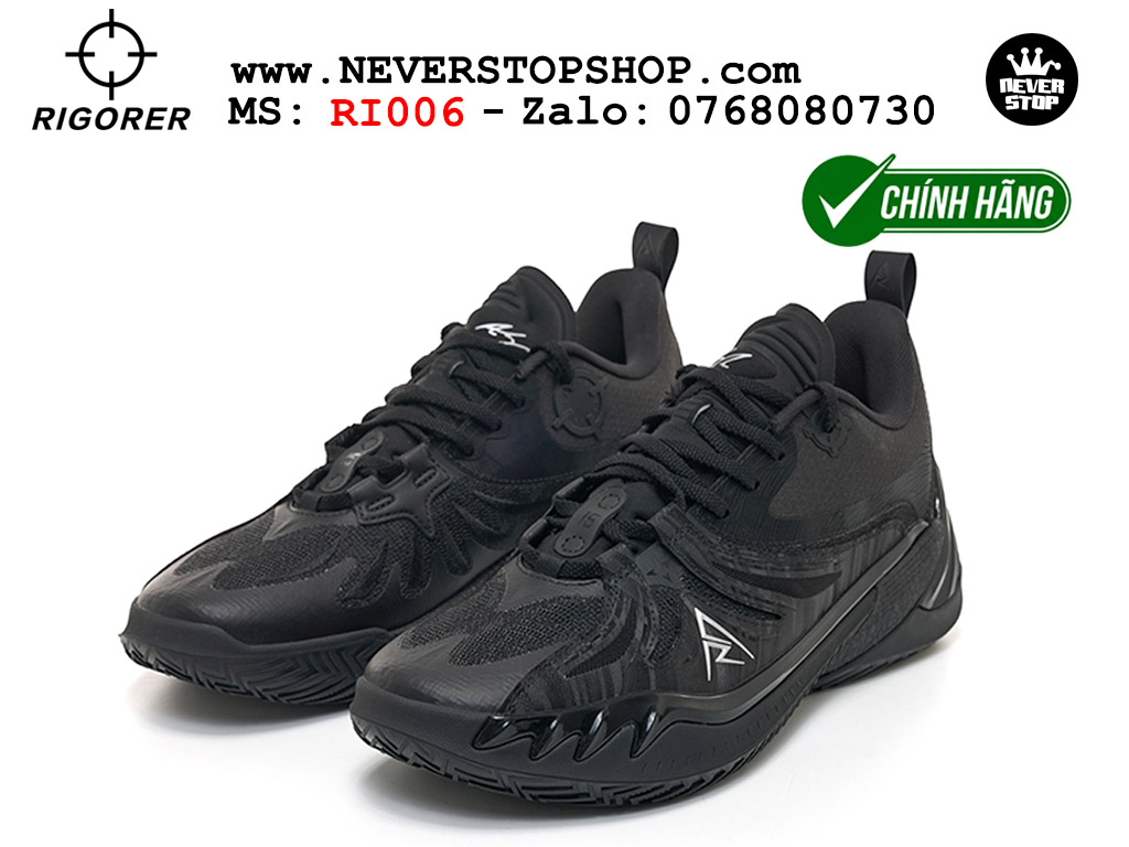 Giày bóng rổ RIGORER AR 3 DARK HORSE cổ thấp chuyên outdoor đế chống mòn cực tốt hàng chuẩn original authentic chất lượng cao, giá rẻ tốt nhất Hồ Chi Minh Giày bóng rổ chính hãng Rigorer AR 3 Đen Full chuyên outdoor đế chống mòn tốt giá rẻ tại NeverStop Sneaker Shop HCM