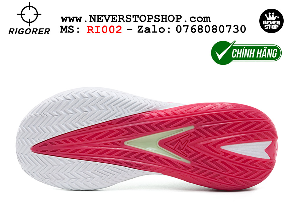 Giày bóng rổ RIGORER AR 3 MELON BERRY cổ thấp chuyên outdoor đế chống mòn cực tốt hàng chuẩn original authentic chất lượng cao, giá rẻ tốt nhất Hồ Chi Minh Giày bóng rổ chính hãng Rigorer AR 3 Xanh Hồng chuyên outdoor đế chống mòn tốt giá rẻ tại NeverStop Sneaker Shop HCM