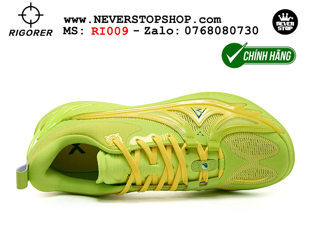Giày bóng rổ RIGORER AR 3 STOCK X cổ thấp chuyên outdoor đế chống mòn cực tốt hàng chuẩn original authentic chất lượng cao, giá rẻ tốt nhất Hồ Chi Minh Giày bóng rổ chính hãng Rigorer AR 3 Xanh Neon chuyên outdoor đế chống mòn tốt giá rẻ tại NeverStop Sneaker Shop HCM