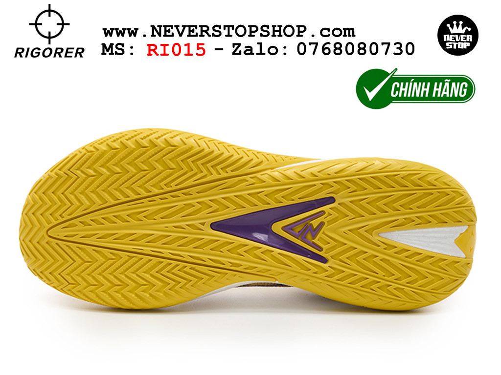 Giày bóng rổ RIGORER AR 3 SUNSET YELLOW cổ thấp chuyên outdoor đế chống mòn cực tốt hàng chuẩn original authentic chất lượng cao, giá rẻ tốt nhất Hồ Chi Minh Giày bóng rổ chính hãng Rigorer AR 3 Vàng Tím chuyên outdoor đế chống mòn tốt giá rẻ tại NeverStop Sneaker Shop HCM