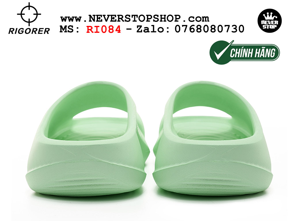 Dép bóng rổ tập gym chạy bộ Rigorer Horizon Slides Xanh original chống trượt chống nước giá rẻ tại NeverStop Sneaker Shop HCM