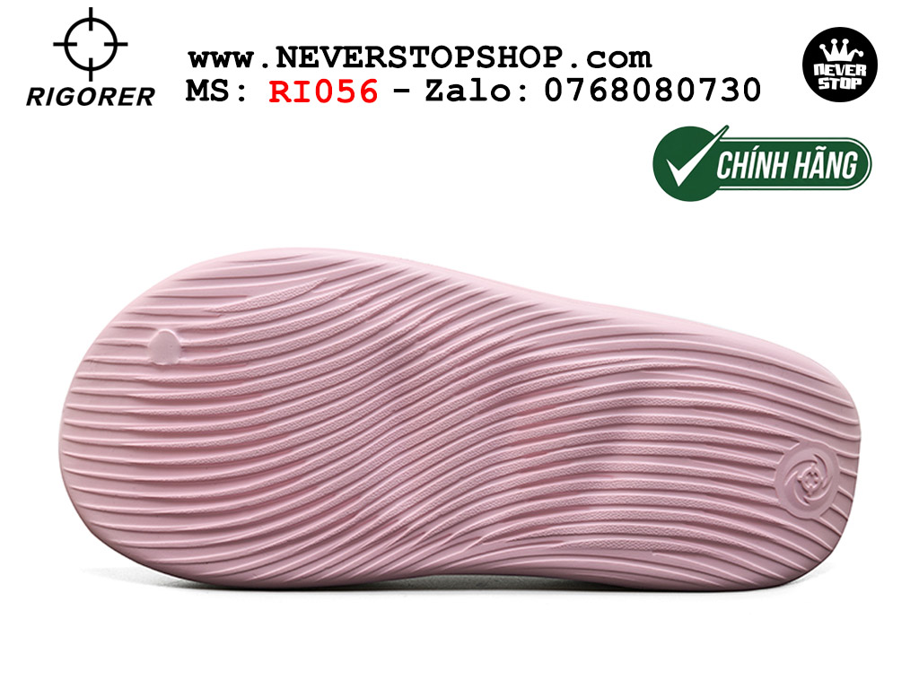 Dép chính hãng RIGORER MINI SHARK 1 SLIDES PINK thể thao nam nữ nhẹ êm thoáng khí đế bám chống mòn chất lượng cao giá rẻ tốt nhất Hồ Chi Minh Dép bóng rổ tập gym chạy bộ Rigorer Mini Shark 1 Slides Hồng original chống trượt chống nước giá rẻ tại NeverStop Sneaker Shop HCM