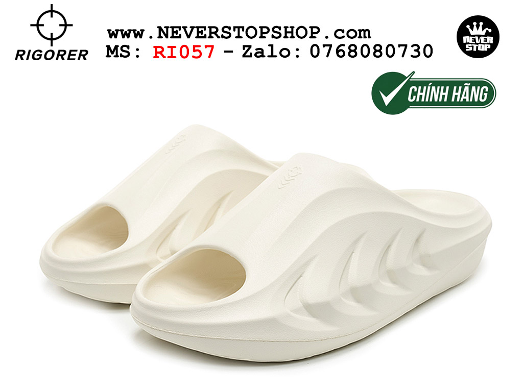 Dép chính hãng RIGORER MINI SHARK 2 SLIDES BLACK thể thao nam nữ nhẹ êm thoáng khí đế bám chống mòn chất lượng cao giá rẻ tốt nhất Hồ Chi Minh Dép bóng rổ tập gym chạy bộ Rigorer Mini Shark 2 Slides Đen original chống trượt chống nước giá rẻ tại NeverStop Sneaker Shop HCM