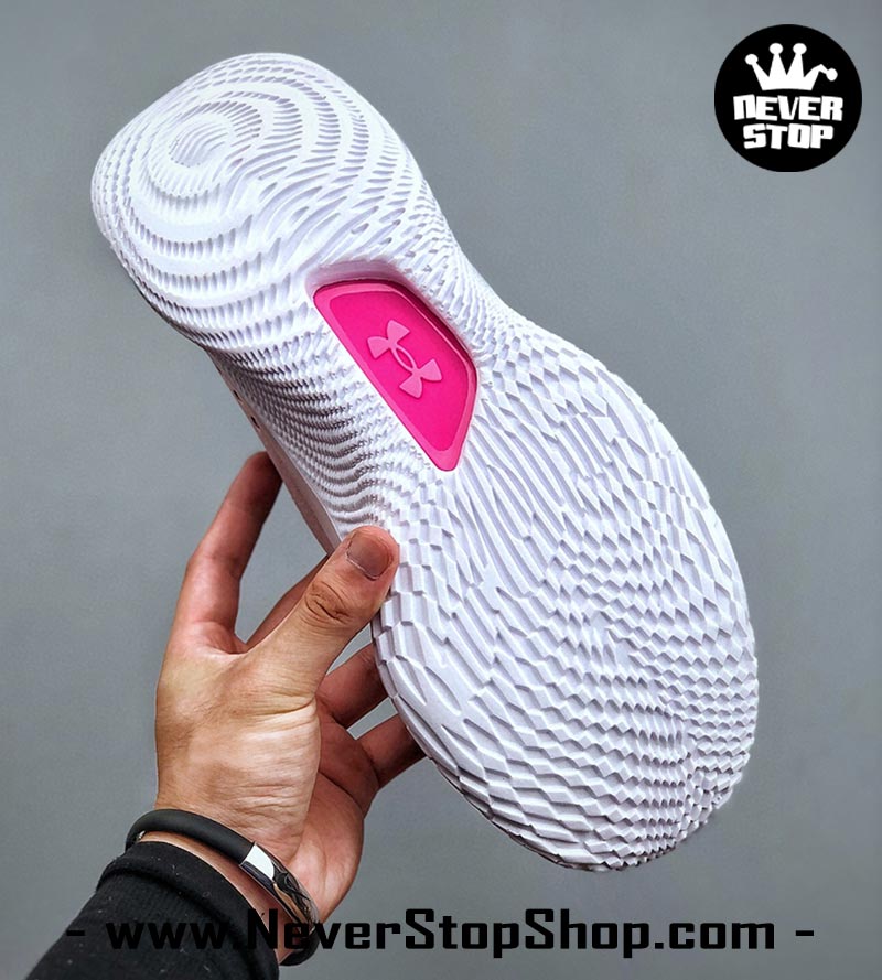 Giày Curry 4 Flotro Hồng Trắng Stephen Curry bóng rổ nam hàng đẹp replica sfake giá rẻ tại NeverStop Sneaker Shop Quận 3 HCM