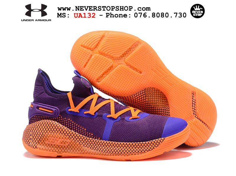 Giày bóng rổ Under Armour Curry 6 Deep Orchid hàng sfake replica giá rẻ HCM