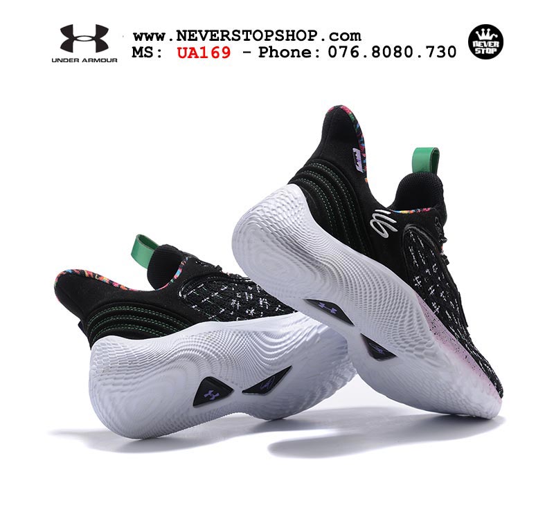 Giày Curry 9 Trắng Đen Stephen Curry bóng rổ nam hàng đẹp replica sfake giá rẻ tại NeverStop Sneaker Shop Quận 3 HCM