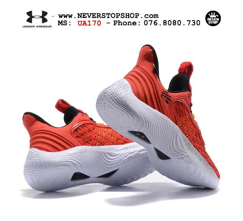 Giày Curry 9 Đỏ Trắng Stephen Curry bóng rổ nam hàng đẹp replica sfake giá rẻ tại NeverStop Sneaker Shop Quận 3 HCM