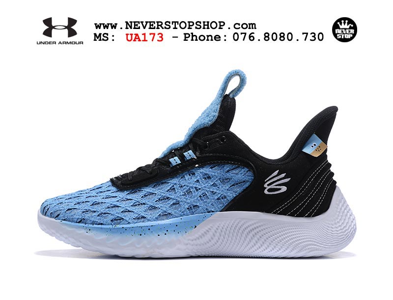 Giày Curry 9 Xanh Đen Stephen Curry bóng rổ nam hàng đẹp replica sfake giá rẻ tại NeverStop Sneaker Shop Quận 3 HCM