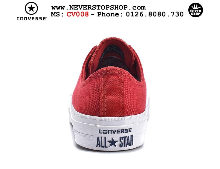 Giày Converse Chuck Taylor 2 cổ thấp đỏ hàng đẹp giá tốt nhất