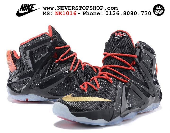 Giày bóng rổ Nike Lebron 12 Elite Black hàng đẹp giá rẻ nhất thị trường