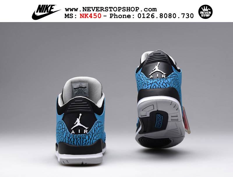 Giày Nike Jordan 3 Powder Blue hàng đẹp giá rẻ nhất thị trường