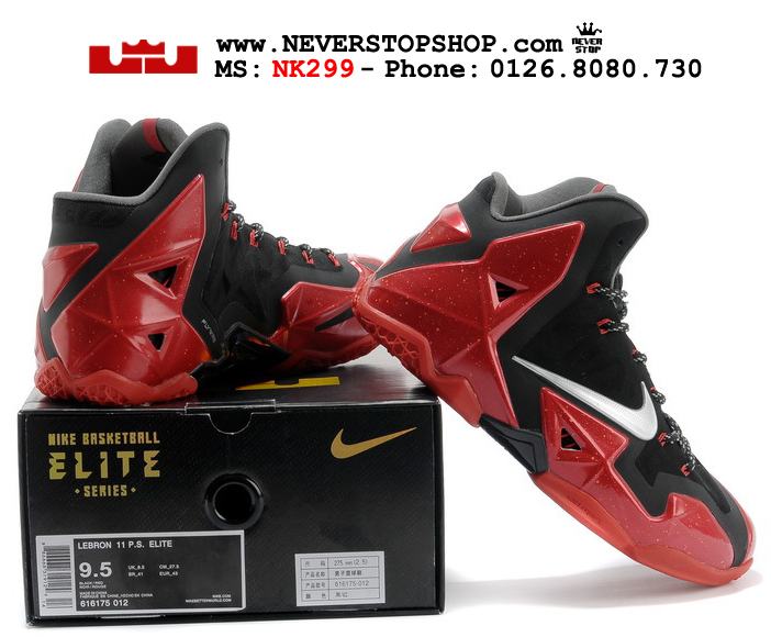 Giày NIKE LEBRON 11 MIAMI HEAT thể thao bóng rổ cực chất, hàng chuẩn super fake giá rẻ HCM