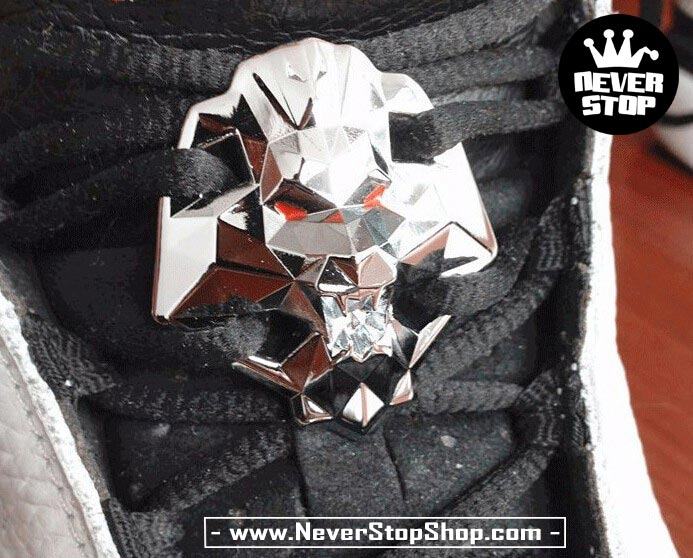 Lacelock fake, dau su tu cao cap trang tri giay sneakers Lacelock Lebron Lion Head đầu sư tử kim loại cao cấp giá rẻ nhất hcm