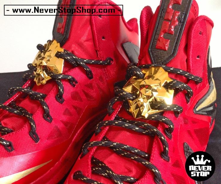 Lacelock fake, dau su tu cao cap trang tri giay sneakers Lacelock Lebron Lion Head đầu sư tử kim loại cao cấp giá rẻ nhất hcm