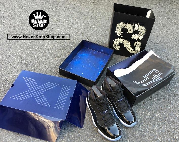 Giày Nike Jordan 11 Space Jam real vnxk sfake replica giá rẻ tốt nhất HCM